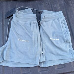 NWT 2 Pairs Alphalete Women's Athletic Shorts Size Small